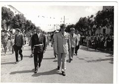 BOU SFER 06 JUILLET 1958 POSE DE LA PREMIERE PIERRE DU MONUMENT AUX MORTS 015